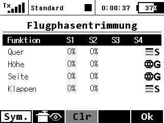Flugphasentrimm 1